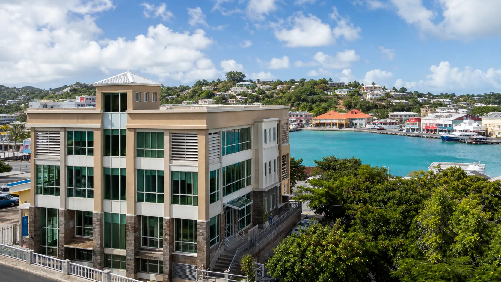 AI-generated editorial image for the Antiguan and Barbudan Pension System