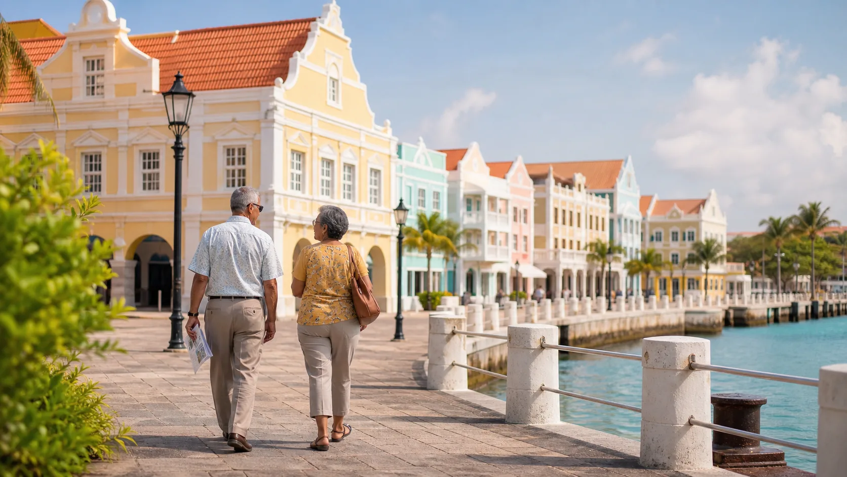 AI-generated editorial image for the Aruba pension system
