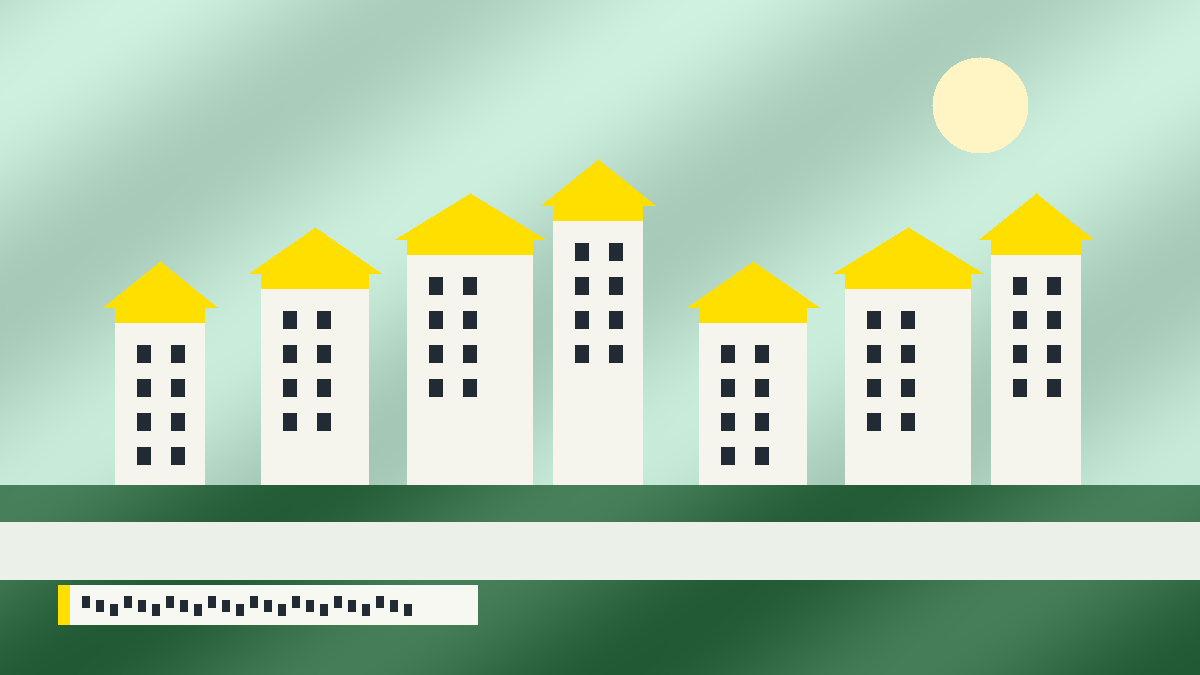 Editorial raster image of Brasilia civic architecture for the Brazilian pension system