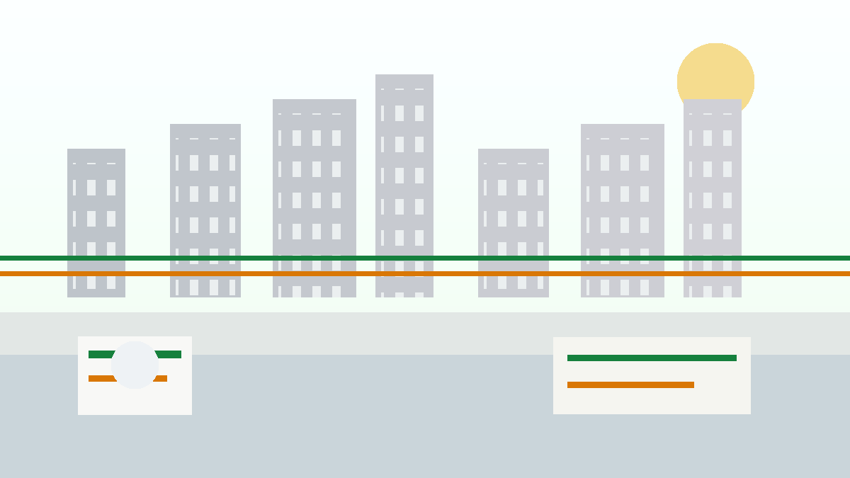 Editorial raster image of Sofia civic architecture for the Bulgarian pension system