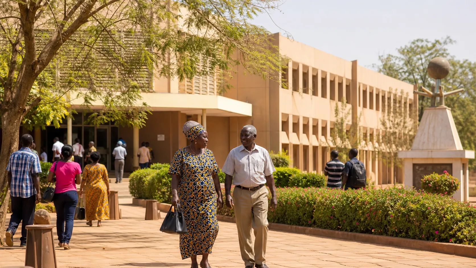AI-generated editorial image for the Burkinabe Pension System