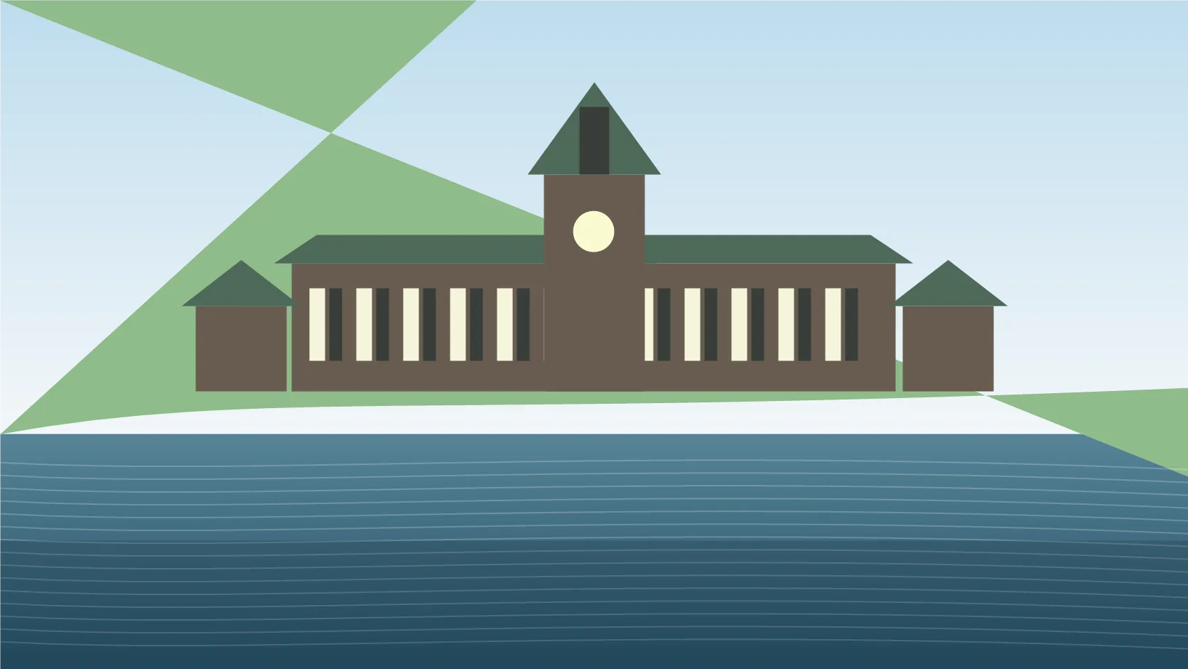 Image raster éditoriale de l'architecture civique et de la rivière d'Ottawa pour le système de retraite canadien