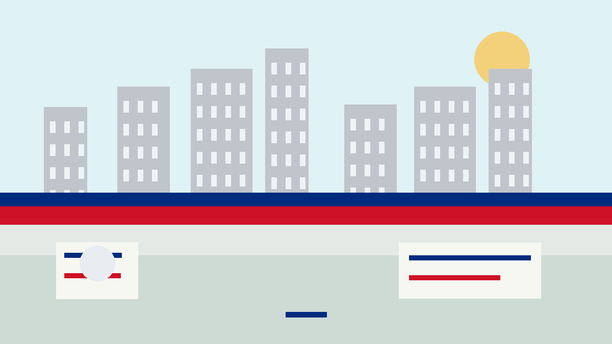 Editorial raster image of San Jose civic skyline for the Costa Rican pension system