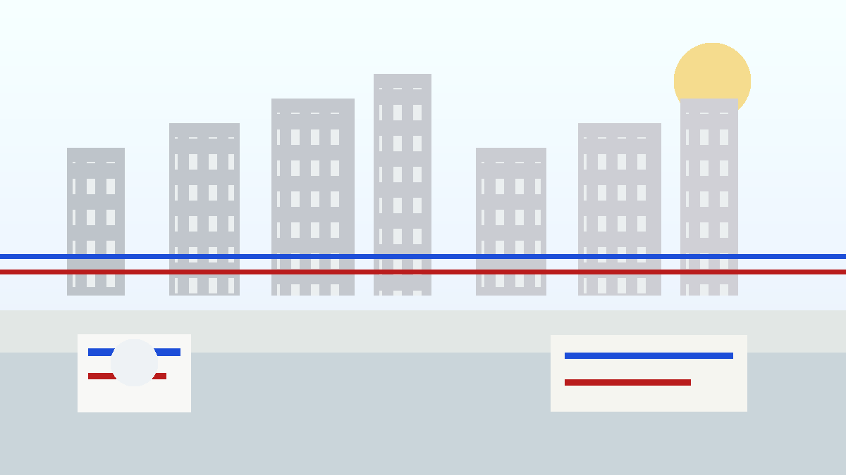 Editorial raster image of Zagreb civic skyline for the Croatian pension system