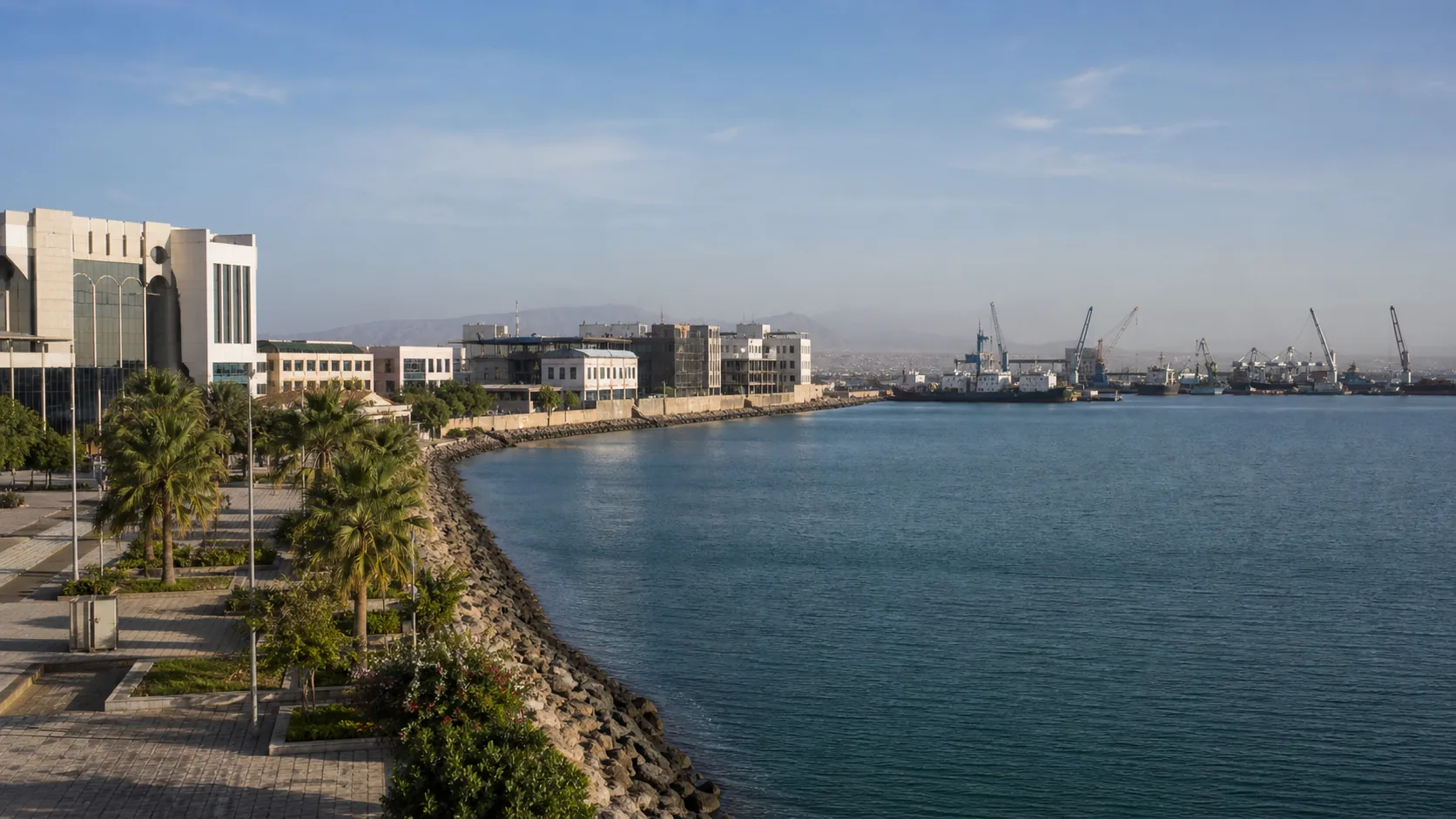 AI-generated editorial image for the Djibouti pension system