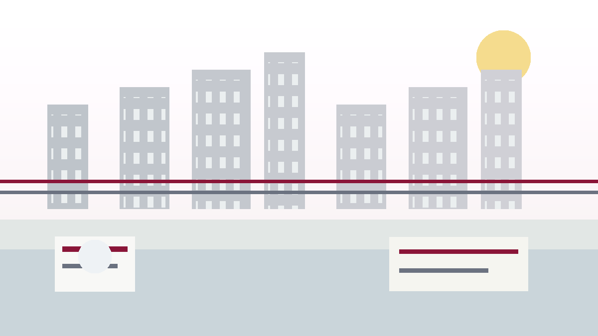 Editorial raster image of Riga civic architecture for the Latvian pension system