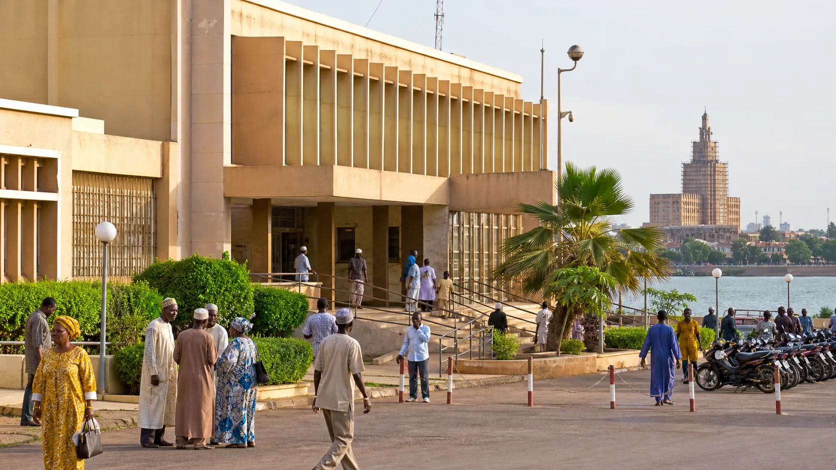 AI-generated editorial image for the Malian Pension System