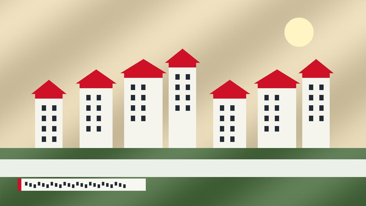 Editorial raster image of Mexico City civic architecture for the Mexican pension system