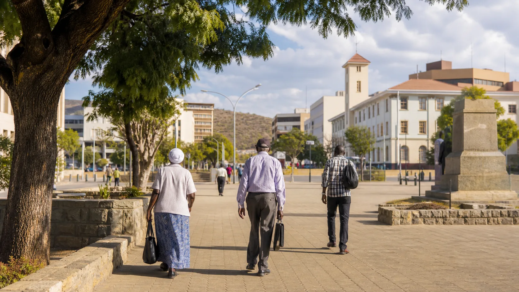AI-generated editorial image for the Namibian Pension System