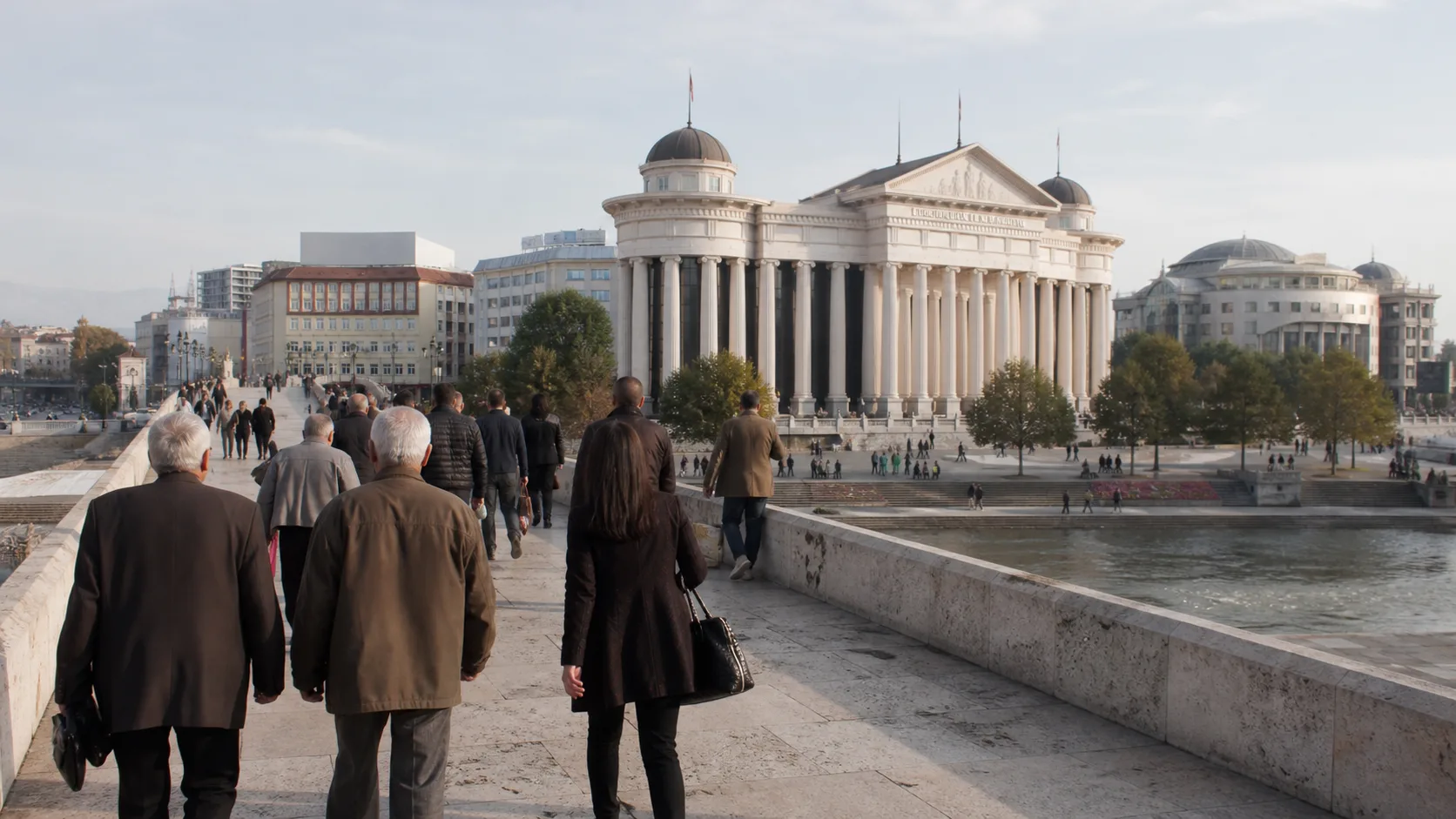 AI-generated editorial image for the North Macedonian Pension System