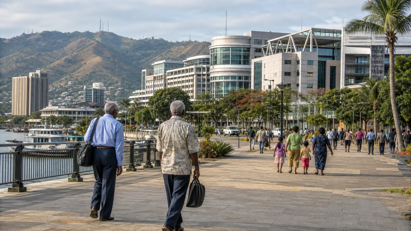 AI-generated editorial image for the Papua New Guinean Pension System