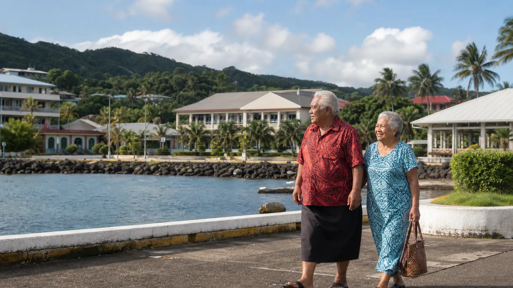 AI-generated editorial image for the Samoan Pension System