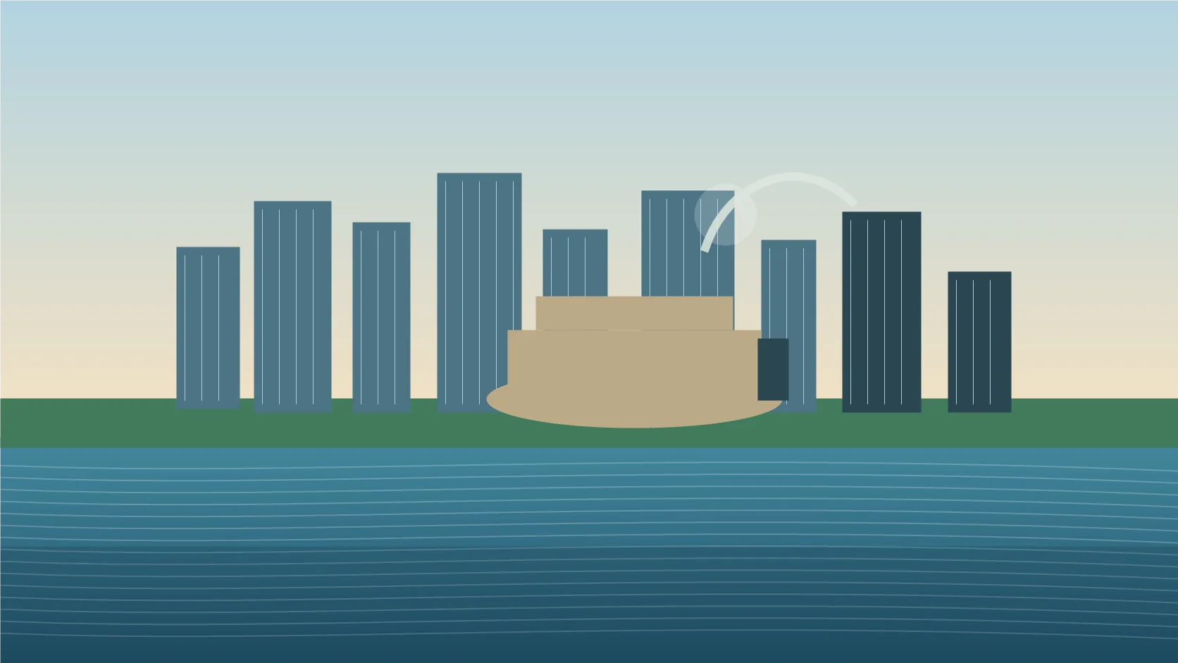 Image raster éditoriale de l'horizon et du front de mer de Singapour pour le système de retraite de Singapour