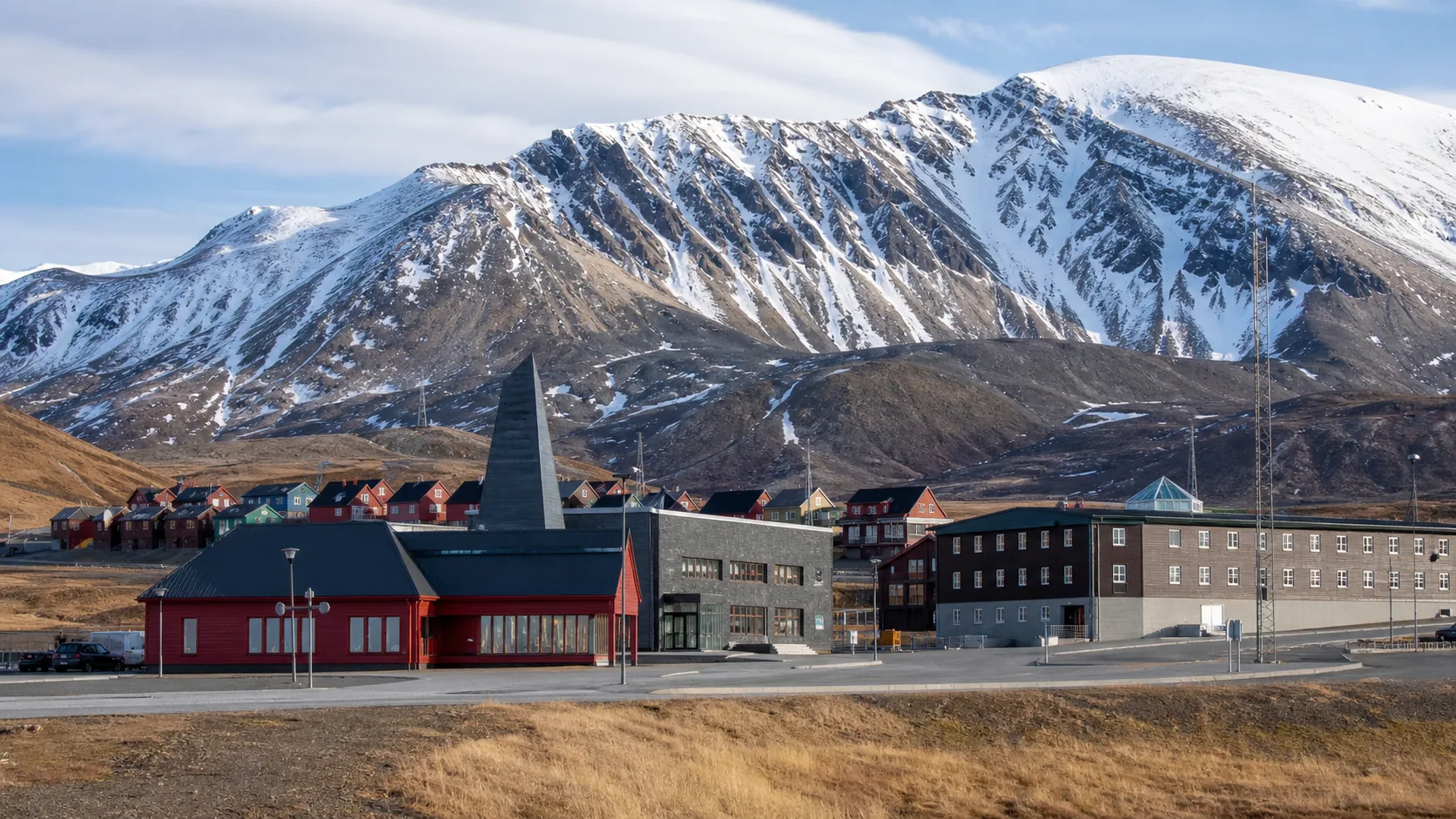 Image editoriale generee par IA pour le systeme de retraite : Svalbard et Jan Mayen