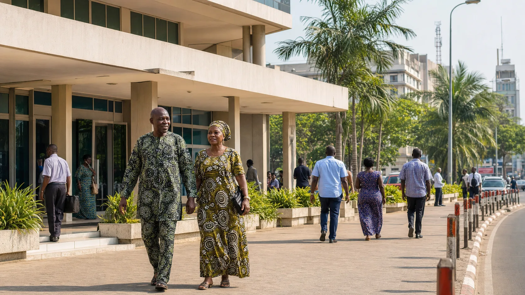 AI-generated editorial image for the Togolese Pension System