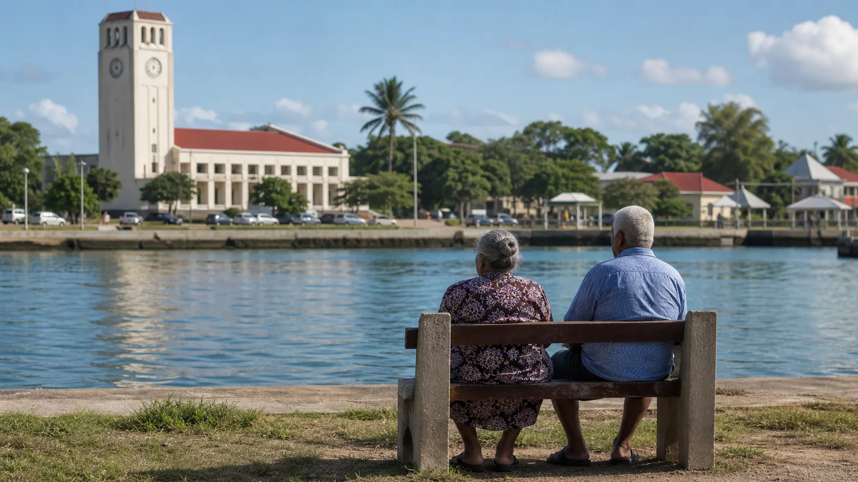 AI-generated editorial image for the Tongan Pension System